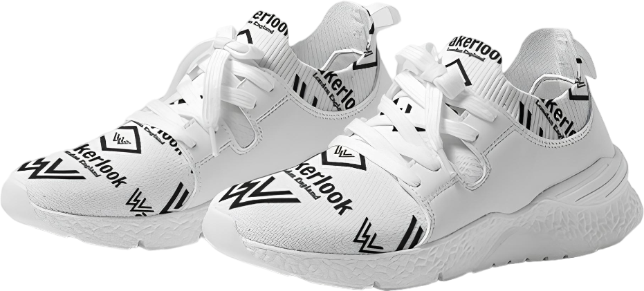 Trendige weiße Schuhe für Männer