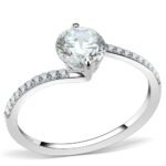 Damenringe aus Edelstahl und Cubic Zirkonia