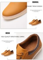 Flache Herren Sneakers Oxford, klassisches Design