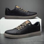 Herren Lace Up Oxford Schuhe, echtes Leder