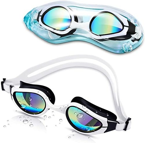 Schwimmbrille mit UV-Schutz, keine Leckage, Antibeschlag