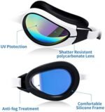 Schwimmbrille, wasserdicht, Antibeschlag, UV-Schutz