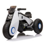 Kinder Elektro-Motorrad, 3 Räder, Doppelantrieb