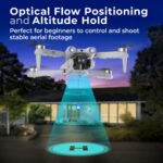 F28 Pro Drohne, faltbar, 4K FHD Kamera, GPS gesteuert