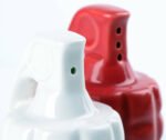 Salz- und Pfefferstreuer aus Glas Geschmacksexplosion
