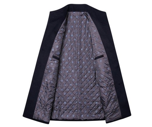 Herrenmäntel Herbst Winter, stilvolle Männerjacke, Herrenmode Wolle, warme Herrenjacke