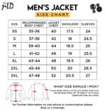 Schwarze Herrenjacke aus reinem Schafsleder, mit Reißverschluss von Size Details