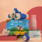 Abnehmbares Kinder Fernglas Teleskop in Sky Blue für Einzel- und Doppelansicht