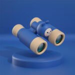 Teleskop Kinder Fernglas, abnehmbar Einzel- und Doppel, Sky Blue