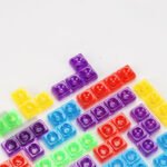 Farbenfrohes Tetris, 3D-Puzzle, Tangram für Mathematikspielzeug
