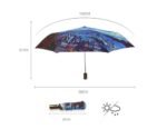 Van Gogh Sternennacht Design Regenschirm, Kunstschirm