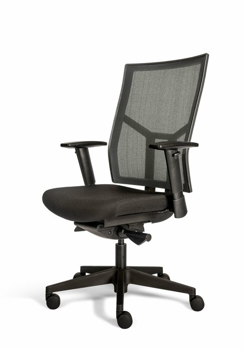 Chefsessel mit Lederbezug, luxuriöses Büromöbel, ergonomische Unterstützung