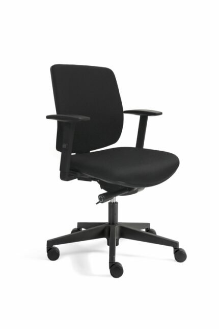 Schreibtischstuhl mit Armlehnen, komfortables Sitzen, moderne Optik