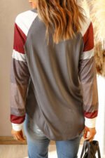 Damen Mode, trendiges Pullover Top, warm und komfortabel
