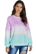 Damen weißes Kapuzen-Sweatshirt, modisch