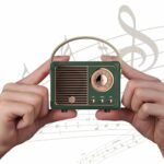 Retro-Bluetooth-Lautsprecher inklusive Radio