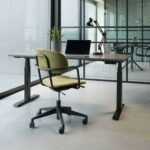 Bürostuhl im Design-Stil, ergonomische Sitzoption, zeitgemäße Büroeinrichtung