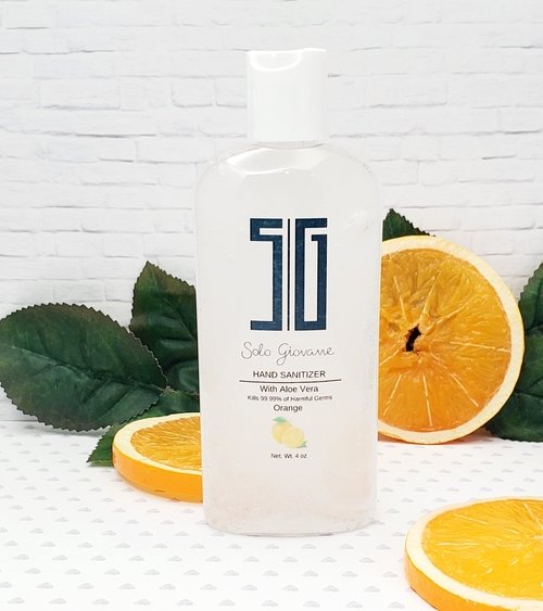 Handdesinfektionsmittel mit frischem Orangenduft