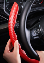 Lenkrad Abdeckung für Auto, schwarz Kunstleder