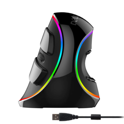 Einstellbare vertikale RGB Maus mit Kabelanschluss