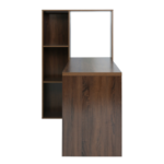 Home-Office-Laptop-Schreibtisch aus braunem Holz, modernes Design