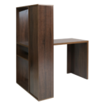 Computer-Schreibtisch aus Holz, stilvolles Home Office