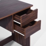 Home Office Laptop Schreibtisch aus braunem Holz