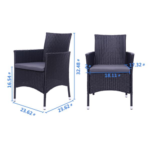 Rattanmöbel, Sofa, Stühle