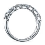 Silberner Ring mit echtem Diamant, zeitlose Eleganz