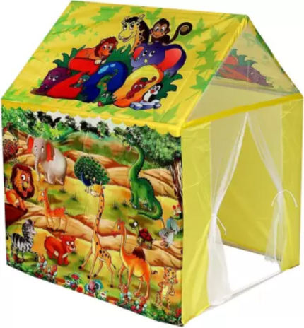 Zoo Spieltier, großes Jumbo-Format, faltbares Rohrzelt Haus