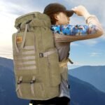 Rucksack für Trekking-Touren, Zelt-Camping, Naturerlebnisse