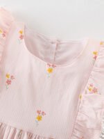 Baby Mädchen Sommeroutfit, ärmelloses Blumenmuster