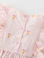Baby Mädchen Sommeroutfit, ärmelloses Blumenmuster